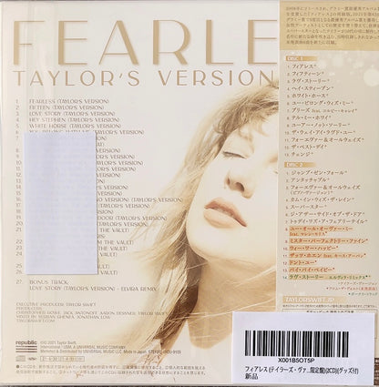 Taylor Swift - Fearless [CD] (NEW) / DELUXE 7" PACKING JAPAN - with Obi /poster / guitar pick