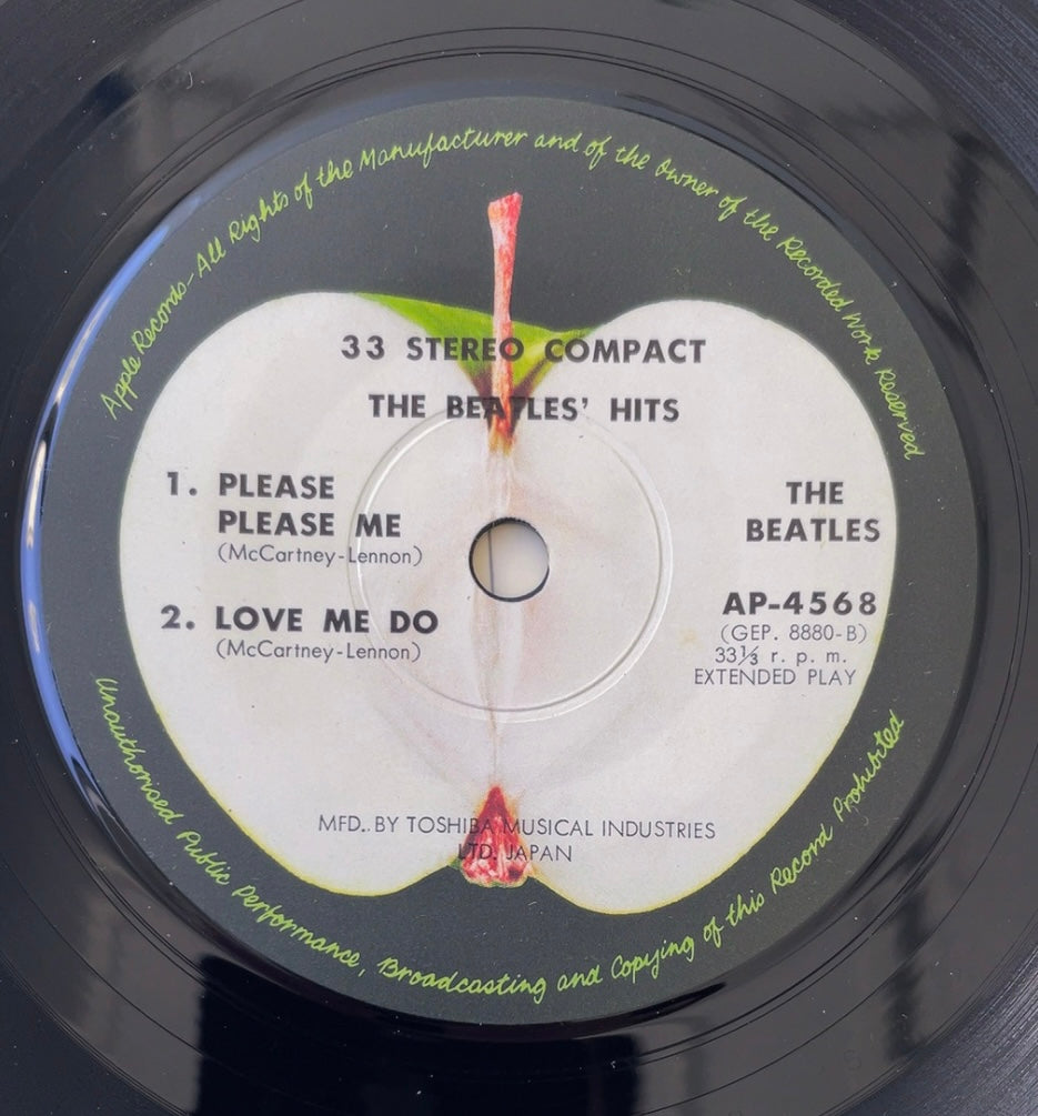 Beatles - Beatles' Hits [7" VINYL] (VG+/VG+) / JAPAN with Obi