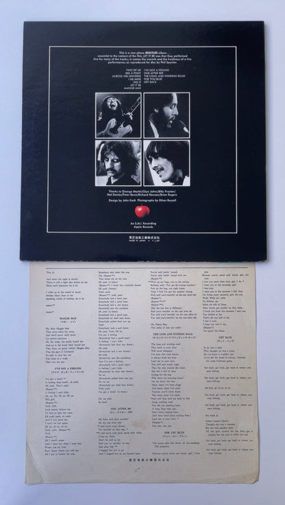 Beatles - Let It Be [VINYL] (VG/VG+) / JAPAN with Obi