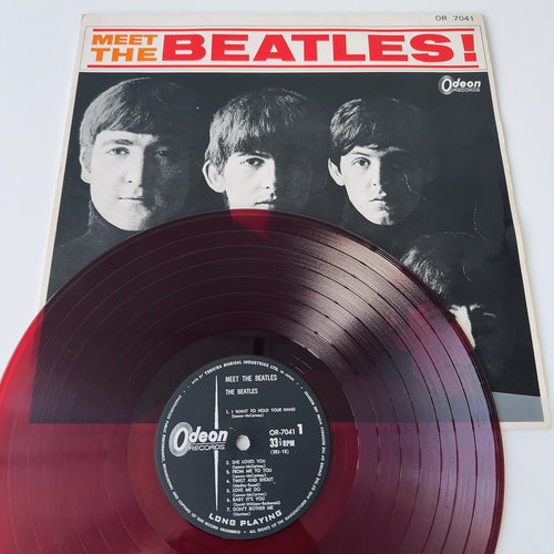 Beatles -Meet The Beatles [Red Vinyl] (VG+/VG+) /Japan (ODEON) OR-7041, 1964