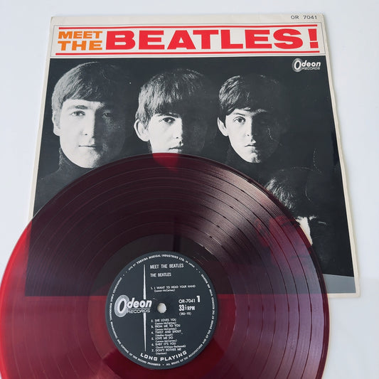 Beatles -Meet The Beatles [Red Vinyl] (VG+/VG+) /Japan (ODEON) OR-7041, 1964