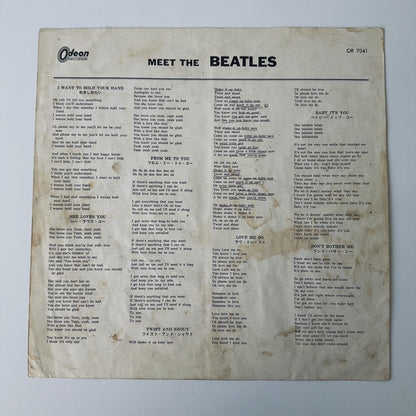 Beatles -Meet The Beatles [Red Vinyl] (VG+/VG+) /Japan (ODEON) OR-7041, 1964