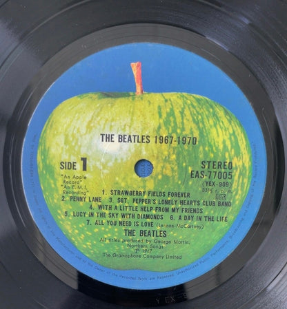 The Beatles - 1967 -1970 Blue Album [VINYL] (VG+/VG) / JAPAN with Obi (EAS-77005・6)
